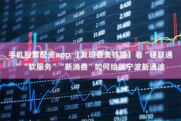 手机股票配资app 【发现最美铁路】看“硬联通”“软服务”“新消费”如何绘就宁波新通途